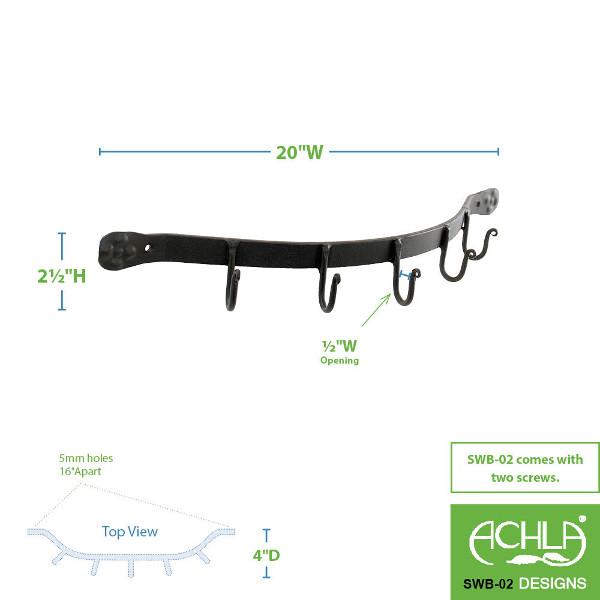 Heavy Duty Garden Tool Brackets - Wall Mount Organizer for Shovels, Rakes & Hoes - Durable Steel Storage Hooks for Garage, Shed & Outdoor Use