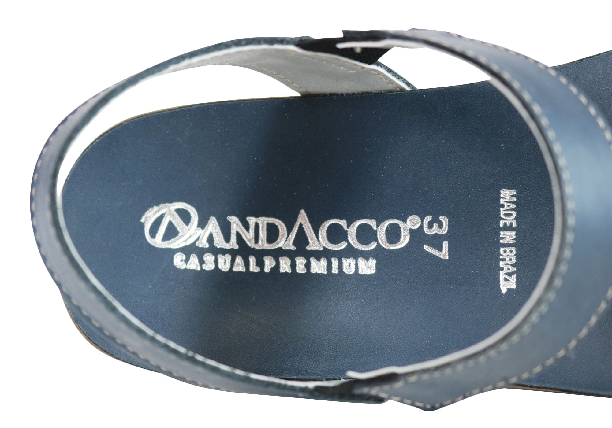 Andacco Women's Comfortable Leather Flat Sandals - Handmade in Brazil - Perfect for Summer, Beach & Casual Outfits
