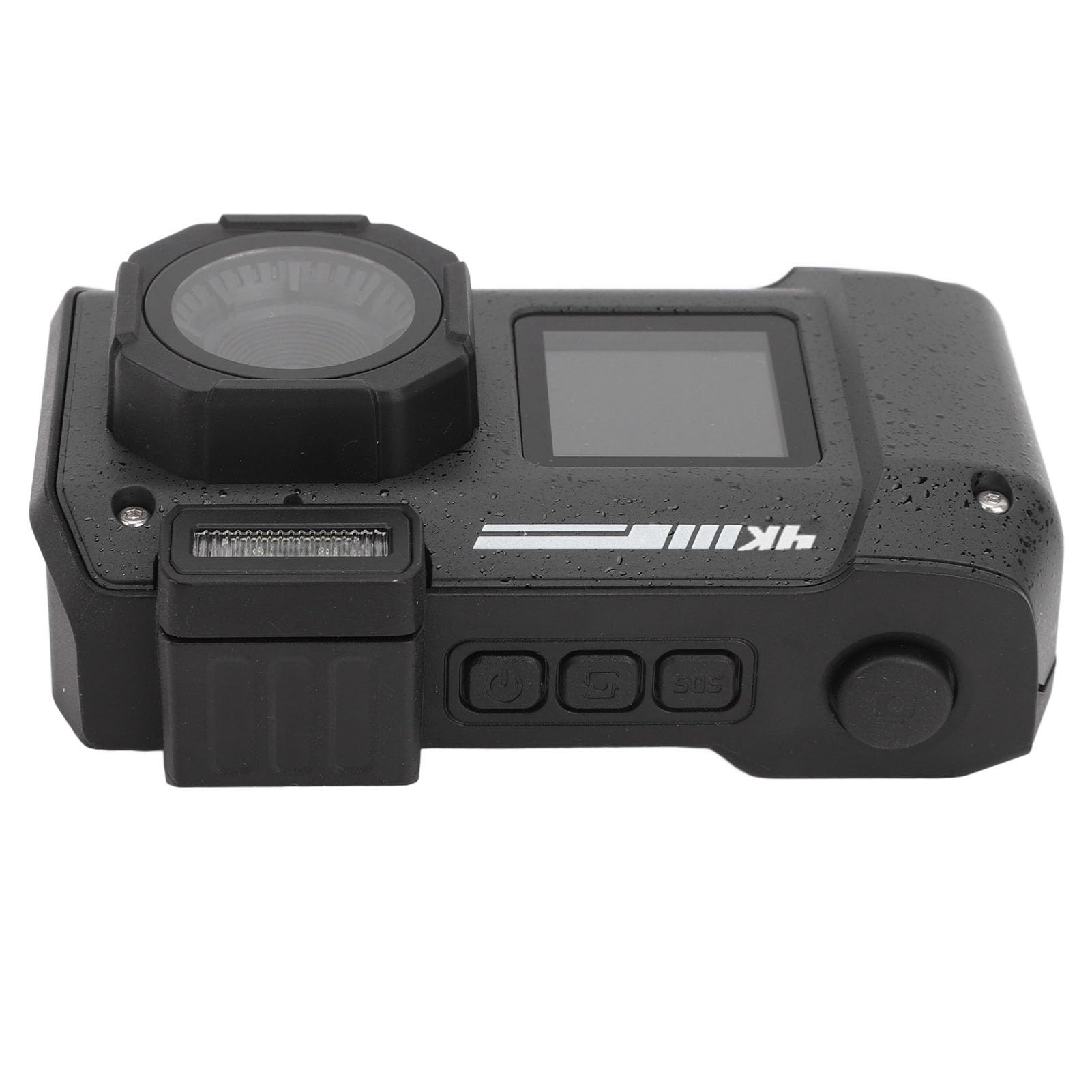 4K Underwater Camera 33FT Waterproof - 65MP Autofocus Dual Screen Digital Camera with 2500mAh Battery for Snorkeling, Diving, Swimming & Beach Vacations (Black)