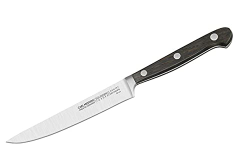 Premium Carl Mertens Country Steak Knife Set - 4.5 Inch High-Carbon Stainless Steel Blades for Perfect Steak Cutting - Ideal for BBQ, Dinner Parties & Fine Dining Experience