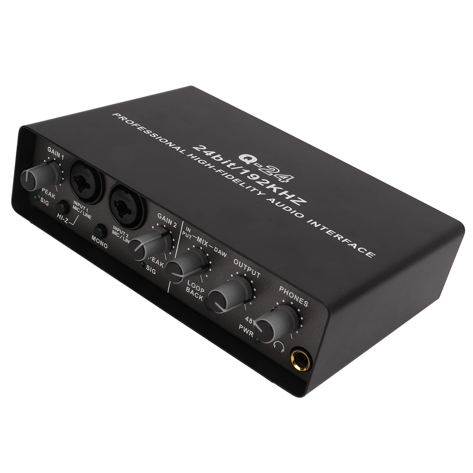 High-Quality USB External Sound Card for Mobile & PC - 192kHz Audio Interface with XLR Input for Recording, Streaming, Podcasting & Live Mixing | Perfect for Home Studios, Gamers & Content Creators