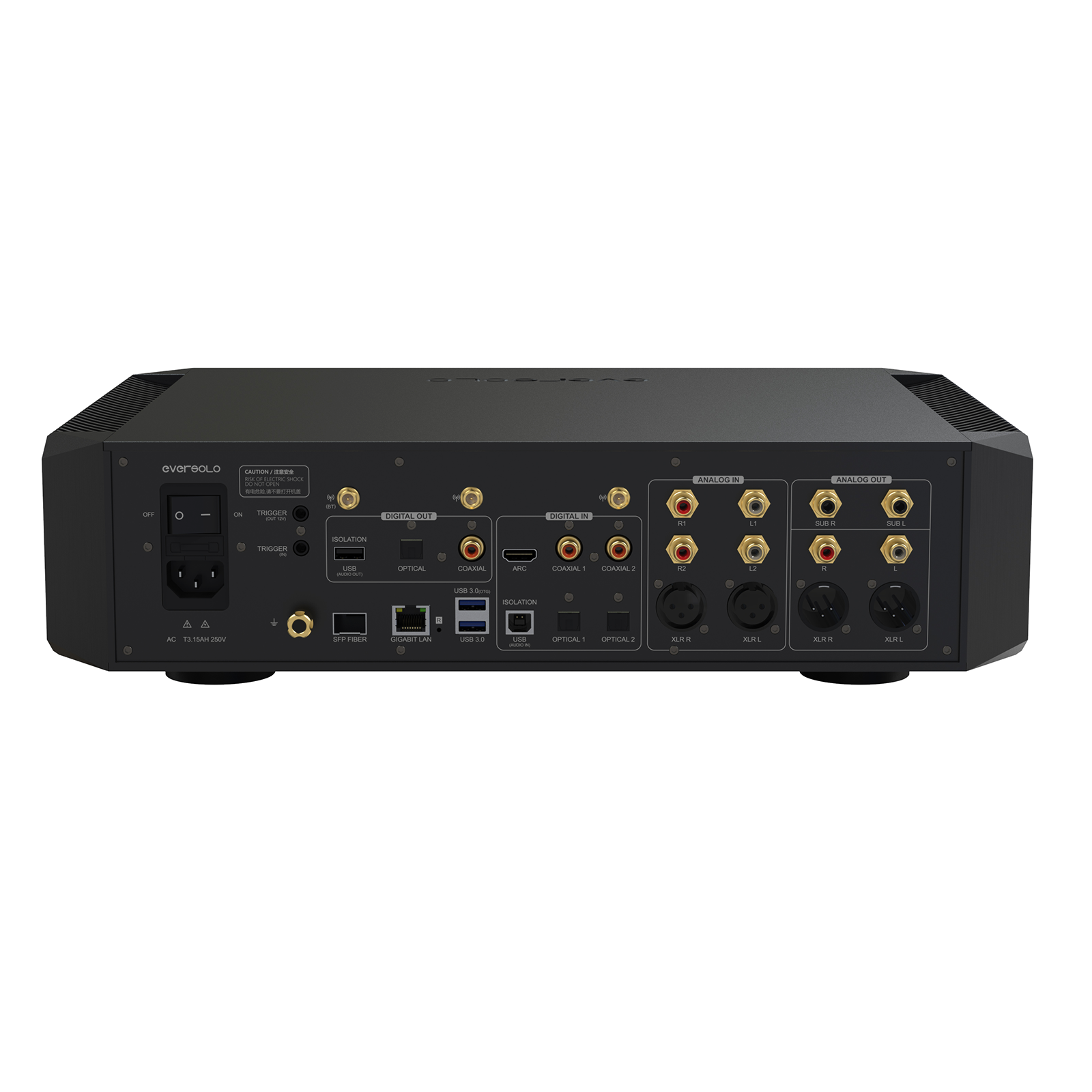 Eversolo DMP A10 High-Resolution Music Streamer & Preamp - Perfect for Home Audio Systems & Hi-Fi Setups