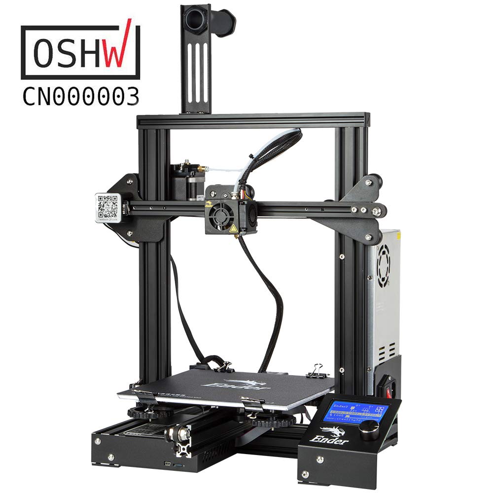 Comgrow Creality Ender 3 3D Printer Kit with 25PCS Nozzles & DIY Tools - Perfect for Home, School & Small Business 3D Printing Projects