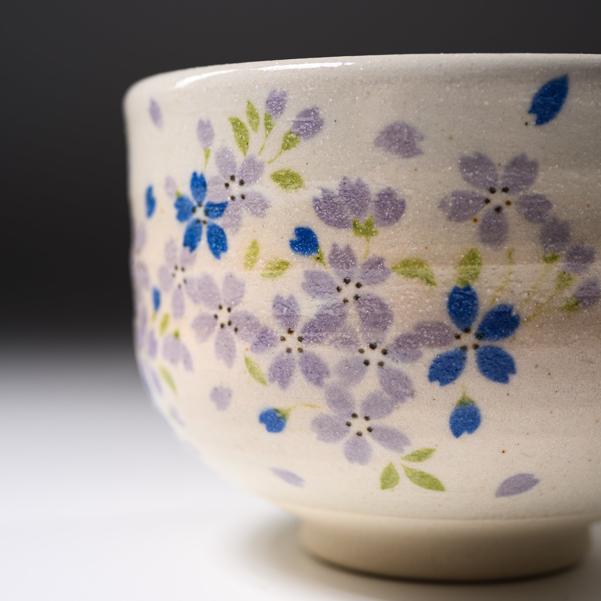 Premium Matcha Bowl Set - Handcrafted Ceramic Winter Bloom Design for Japanese Tea Ceremony | Perfect for Matcha, Green Tea, and Zen Meditation Rituals