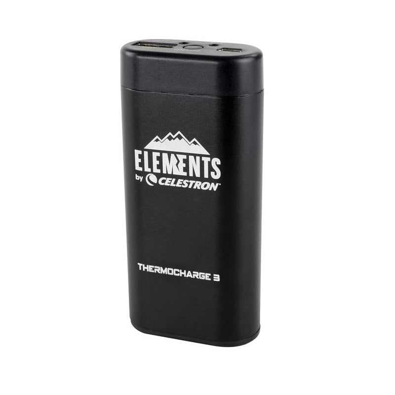 Celestron Elements ThermoCharge 3 Hand Warmer & Portable Charger - 48029 - Perfect for Outdoor Adventures, Camping, and Winter Sports