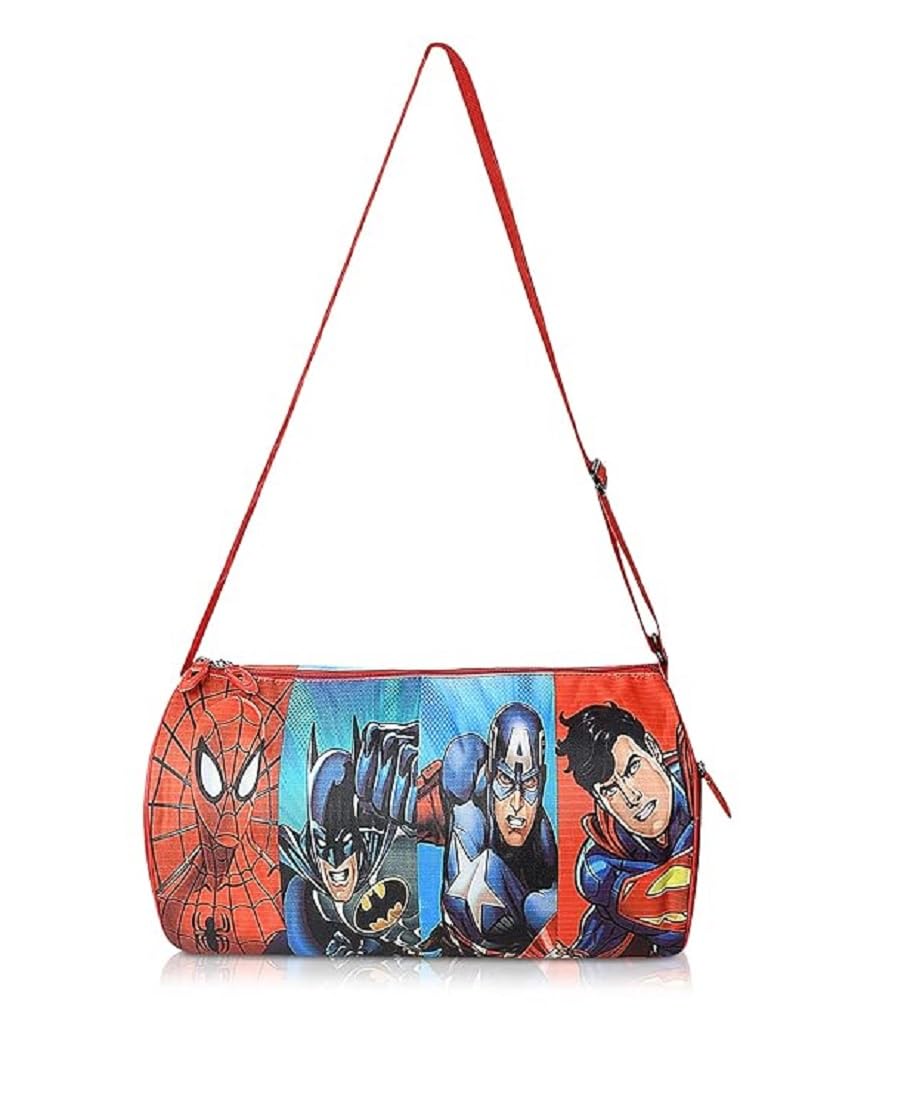 **Avengers Superhero Duffle Bag for Kids - 10L Capacity Gym, Travel & Sports Bag - Waterproof Kids Backpack for Swimming, Picnic & Outdoor Activities (Official Avengers Design)**