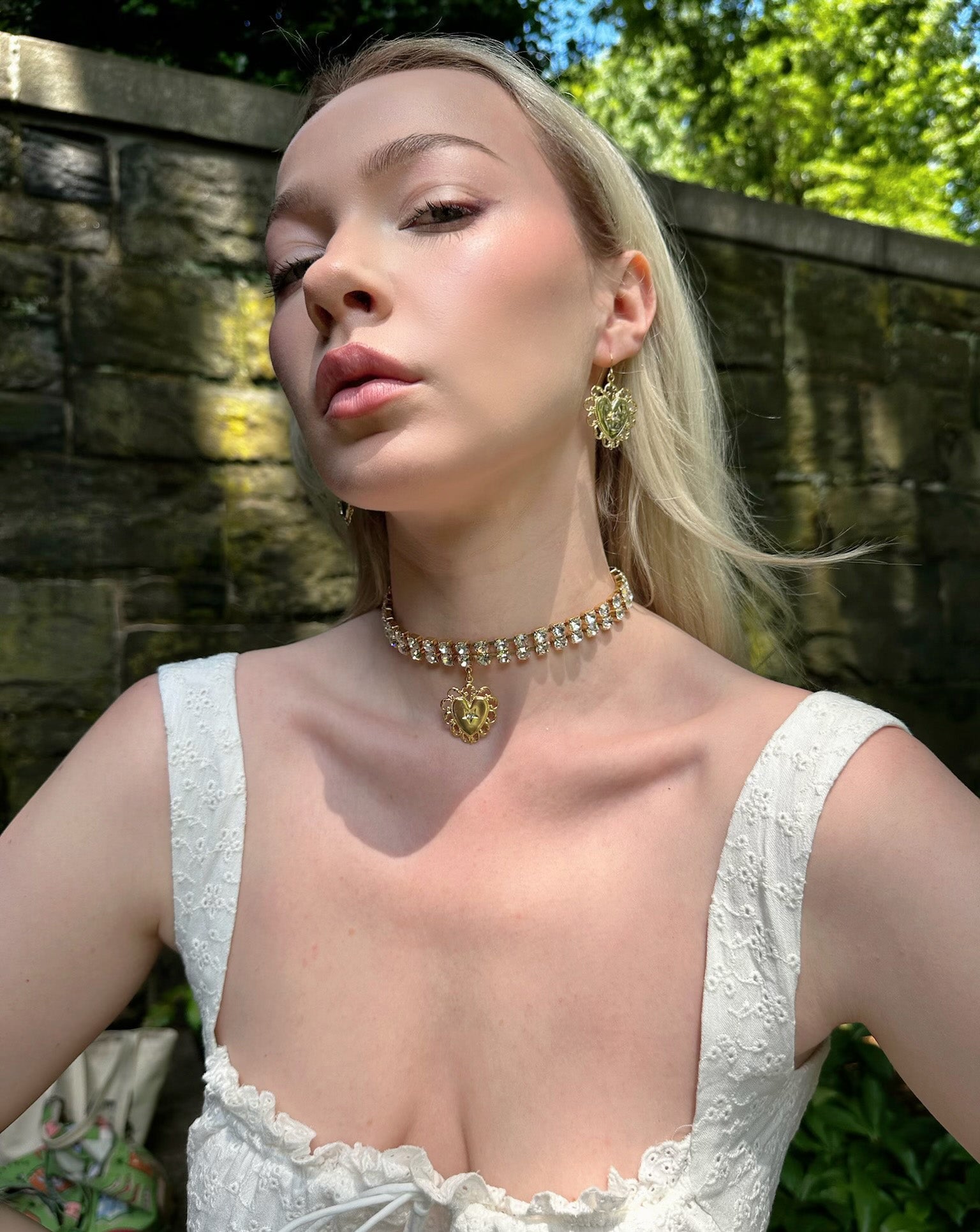 SERENA Elegant Crystal Choker Necklace for Women - Perfect for Weddings, Parties & Evening Events
