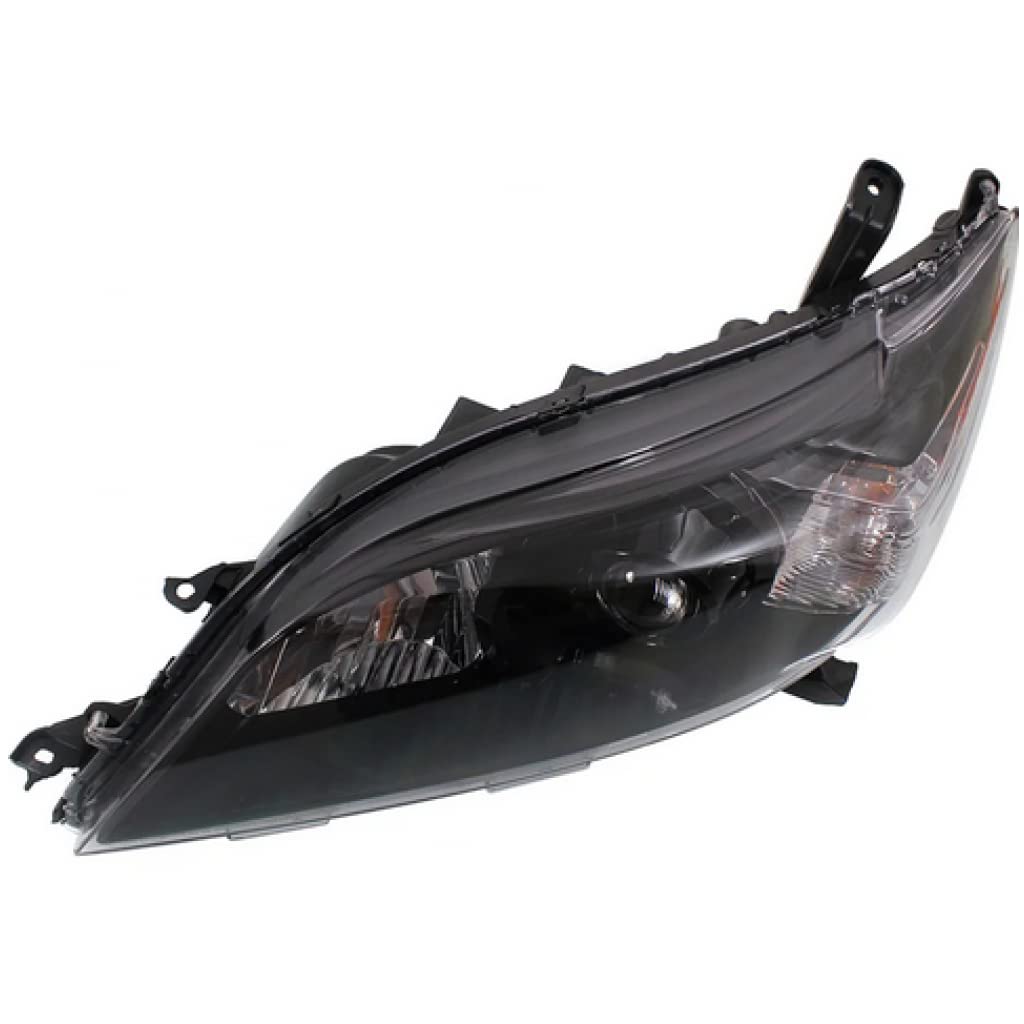 2011-2014 Toyota Sienna Headlight Assembly Driver Side with Bulbs - Replacement for TO2502207 - Perfect for Night Driving & Foggy Conditions