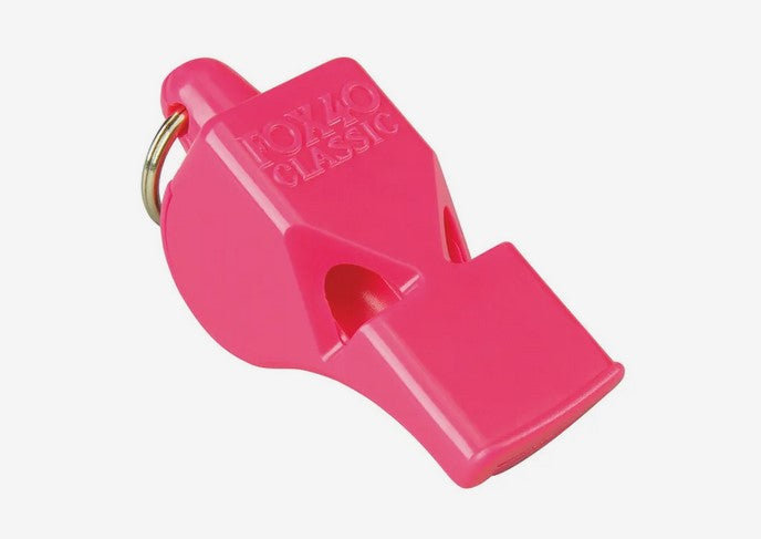 Fox 40 Classic Whistle with Lanyard - Loud Referee Whistle for Sports, Coaching, Lifeguards & Emergency Situations