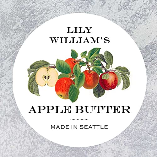 Personalized Victorian Style Fruit Labels for Canning - 2
