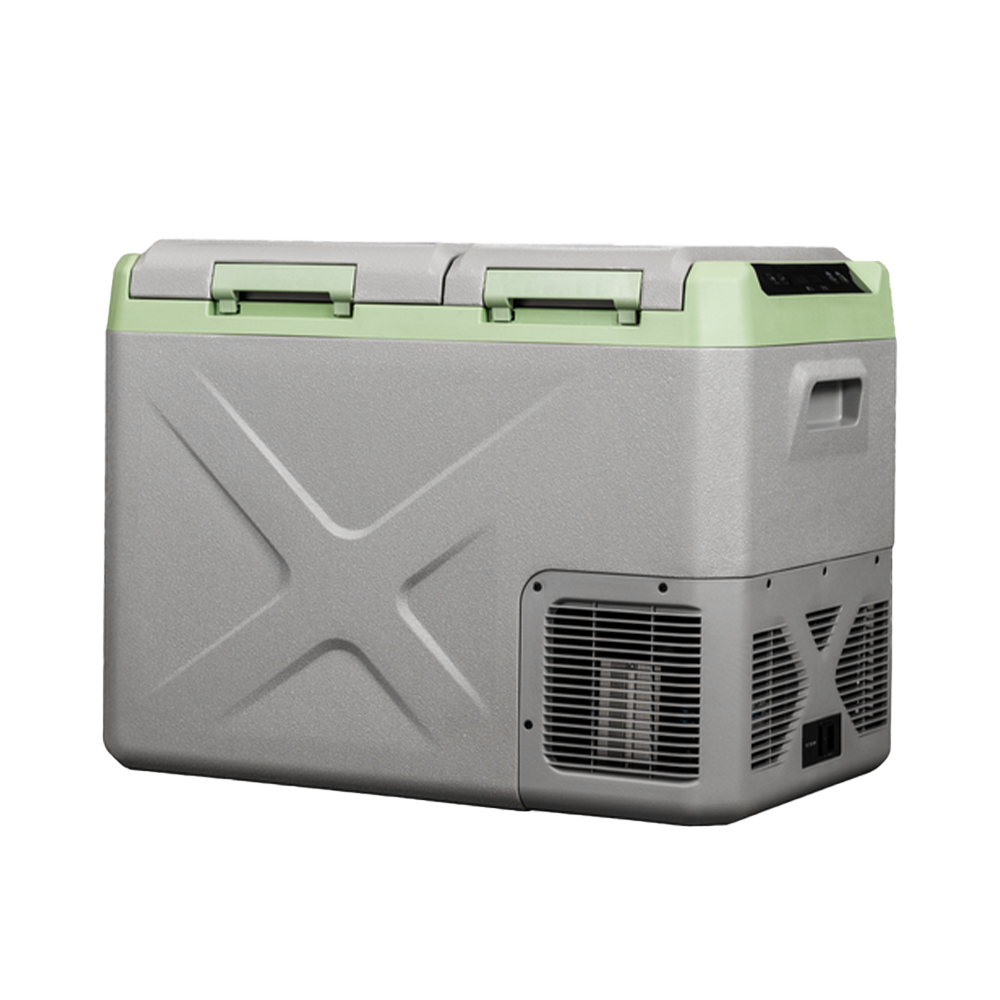 Alpicool XD45 12V Portable Car Refrigerator Freezer - 45 Quart Compact Fridge for Road Trips, Camping & Outdoor Adventures - Dual Zone Cooling & Energy Efficient