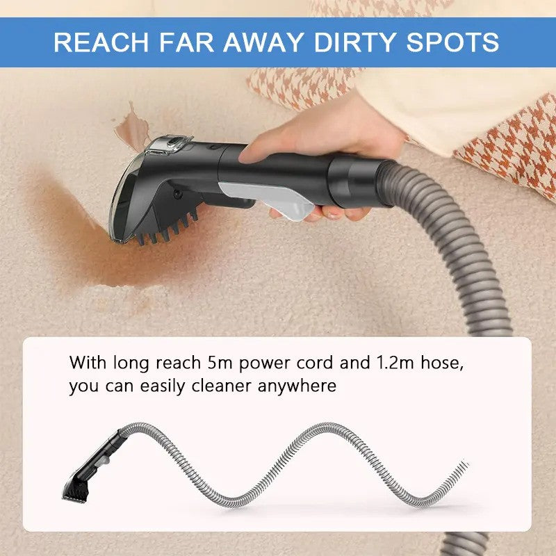MILEX SPOT STEAM BLAST - Powerful Handheld Steam Cleaner for Home & Car Detailing | Removes Stains, Grease & Bacteria | Perfect for Kitchen, Bathroom, Upholstery & Auto Interiors