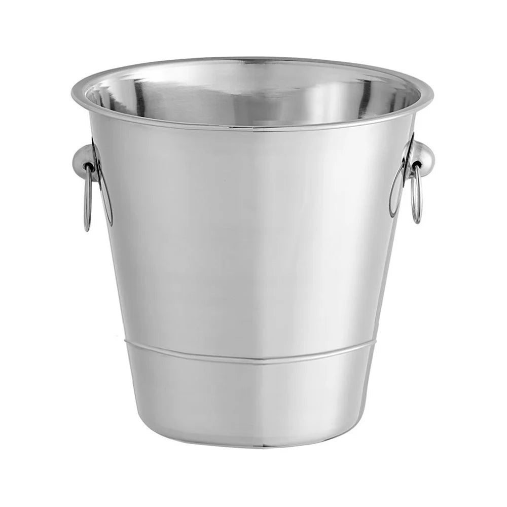 Premium Cuisinox Champagne Bucket - 18/8 Polished Stainless Steel Ice Wine Cooler for Parties, Weddings & Celebrations