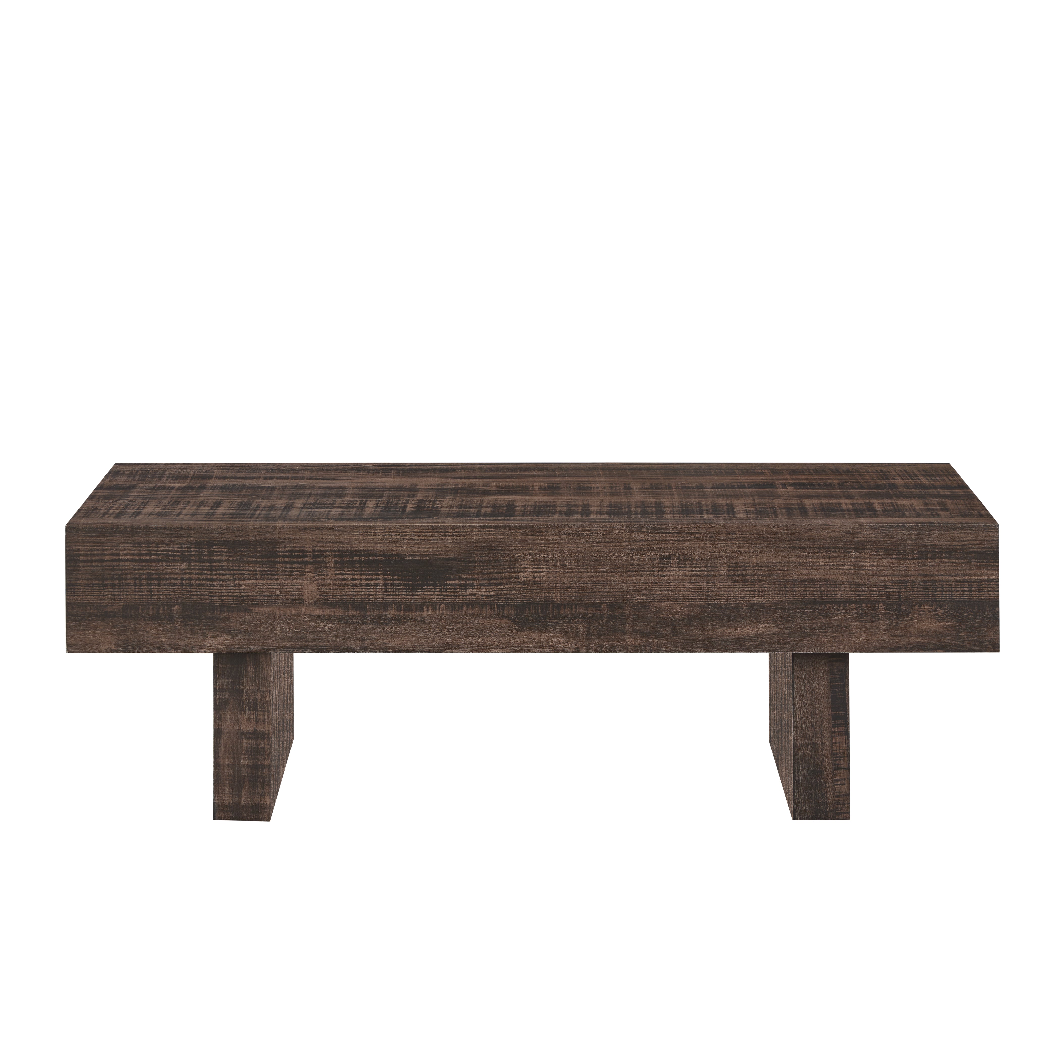 Roundhill Furniture Athens 3-Piece Modern Accent Coffee Table Set with 2 End Tables - Perfect for Living Room, Lounge & Home Decor