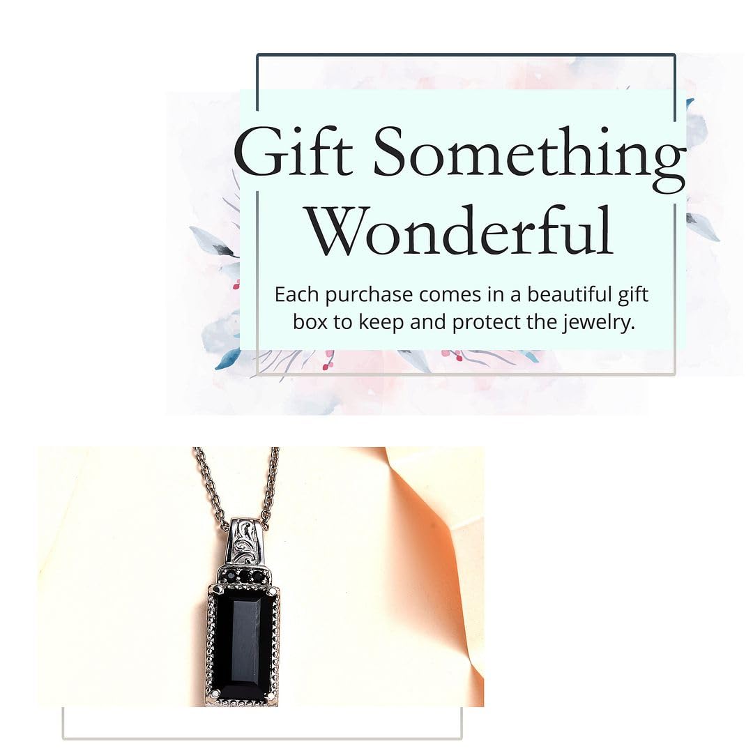 Shop LC Black Spinel Necklace for Women - 20