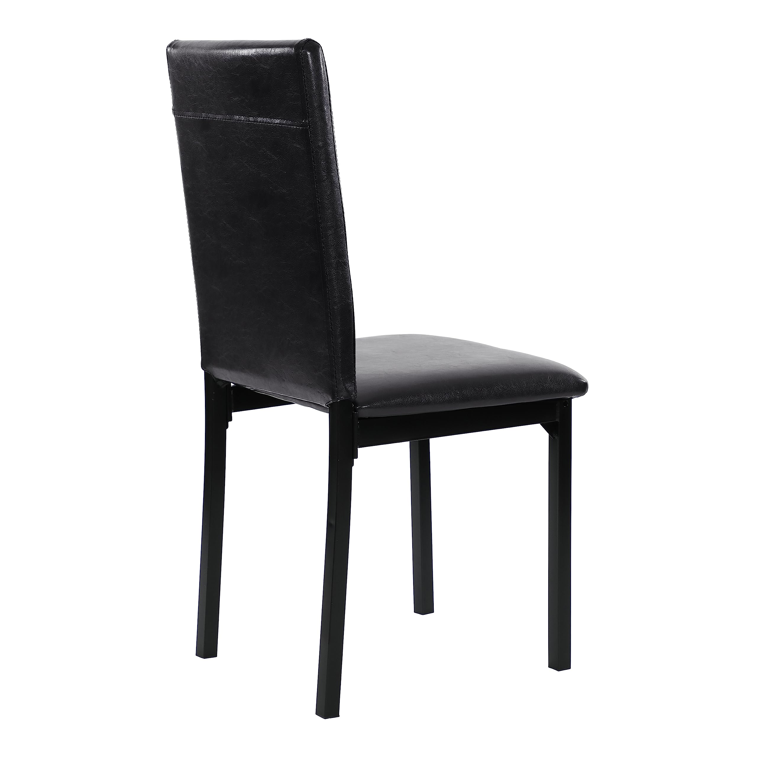 Homelegance 2601 Tempe PU Upholstered Dining Chairs (Set of 4) - Brown Leather-Like Seating for Kitchen, Dining Room & Breakfast Nook - Comfortable & Stylish Modern Furniture