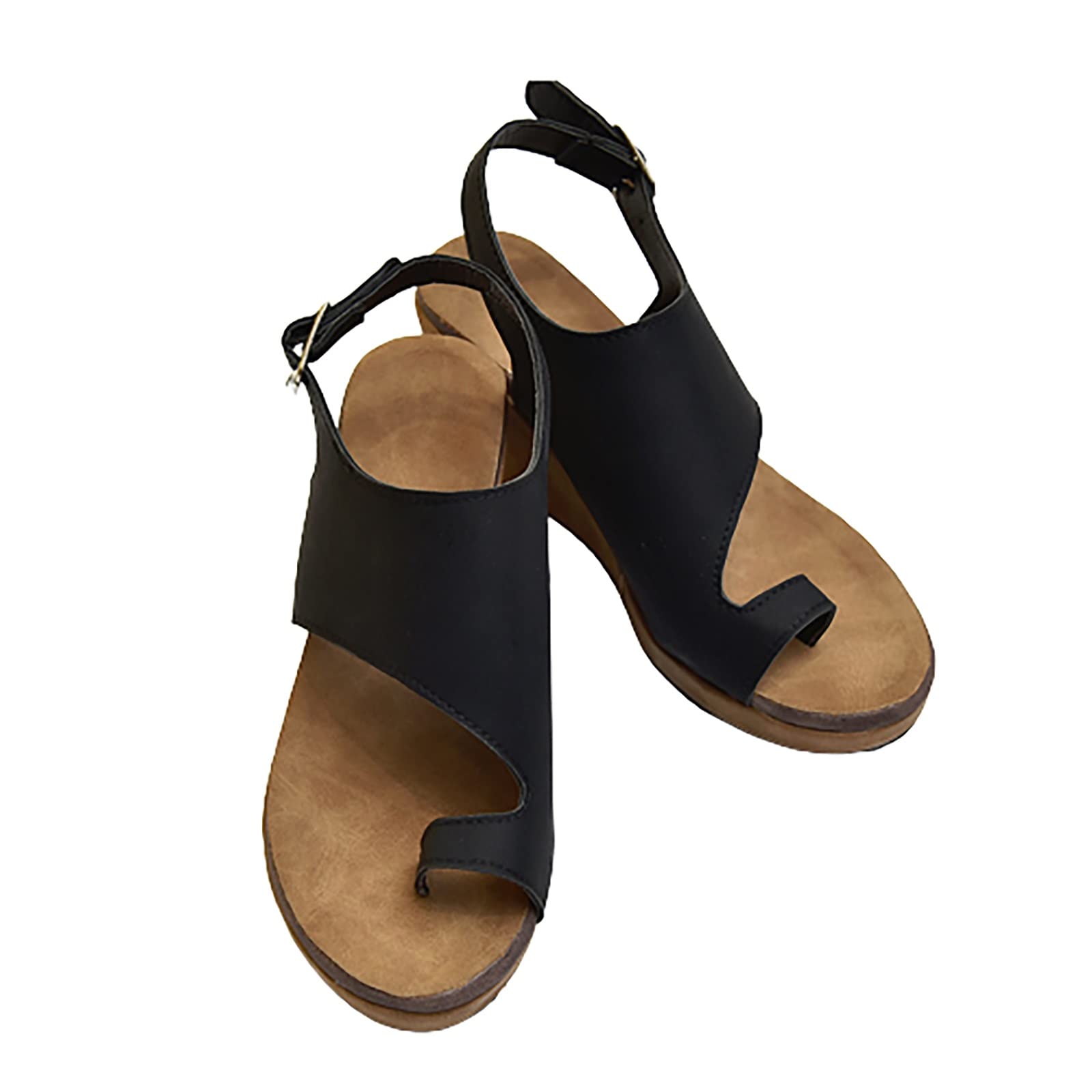 Women's Breathable Platform Wedge Heel Flip Flops – Summer Fashion Clip-Toe Sandals for Bunion & Plantar Fasciitis Relief | Comfortable Orthopedic Slippers for Walking, Beach & Casual Wear