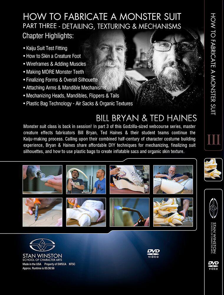 Stan Winston Studio How to Fabricate a Monster Suit DVD - Professional Special Effects Costume Making Guide for Halloween & Cosplay