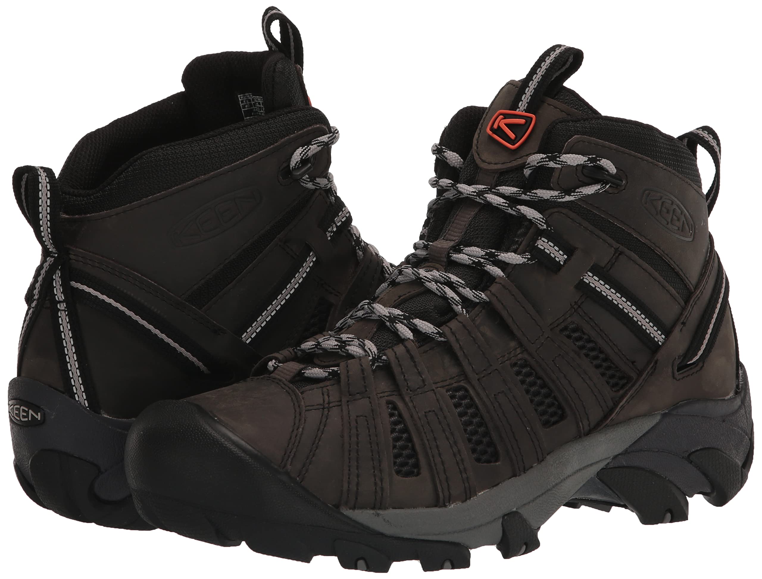 KEEN Men's Voyageur Mid Height Breathable Hiking Boots - Lightweight Waterproof Trekking Shoes for Outdoor Adventures & Trail Walking