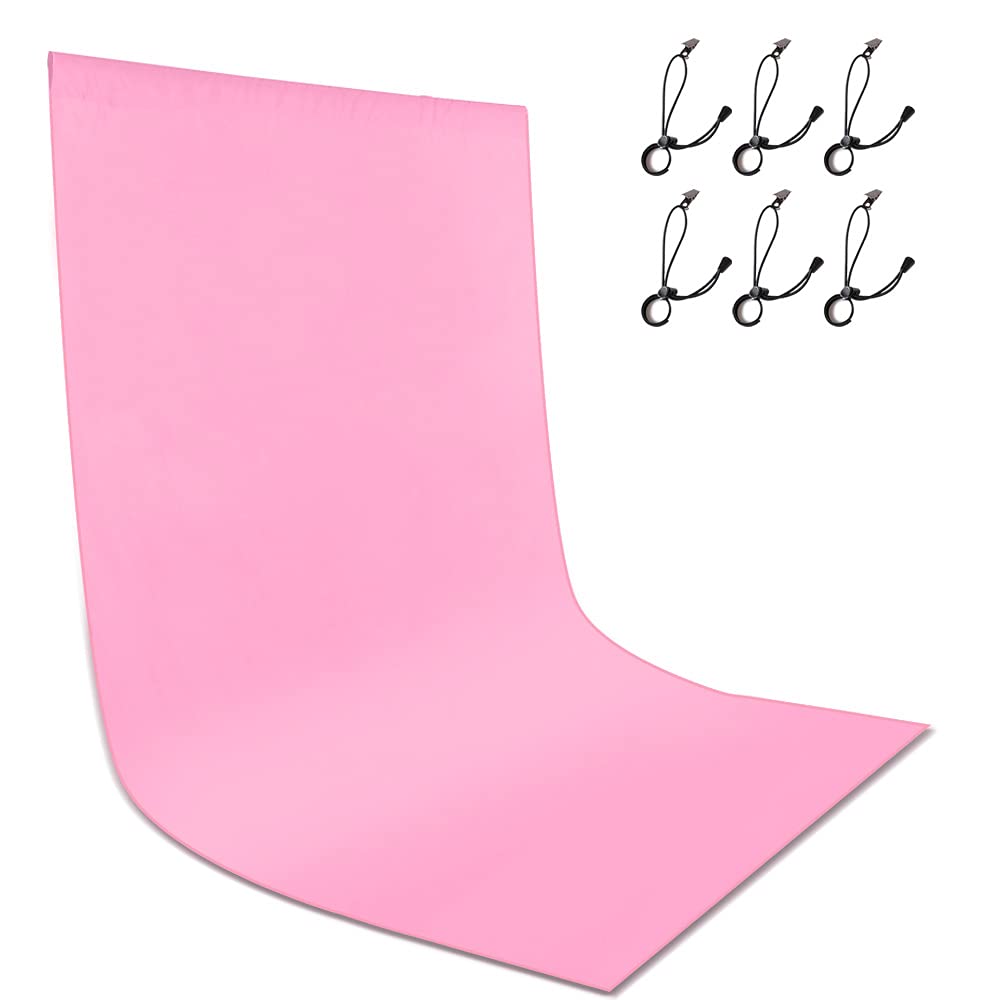 8x10FT Pink Photography Backdrop - High-Quality Photo Background Screen for Video Recording, Photoshoots & Picture Taking | Perfect for YouTube Videos, Baby Showers, and Wedding Photography