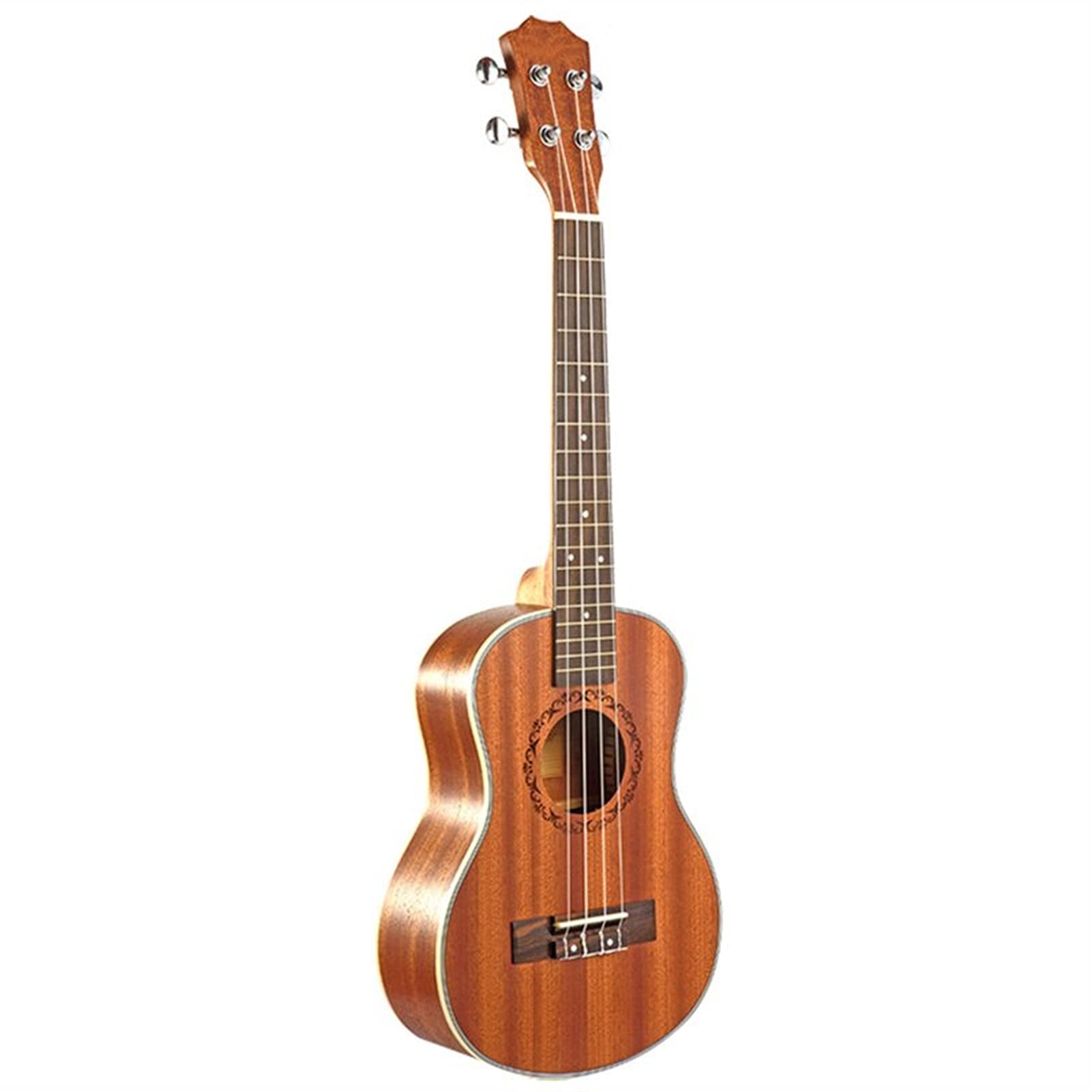 23 Inch Concert Ukulele Kit - Mahogany 4-String Hawaiian Mini Guitar with Carry Bag - Perfect for Beginners, Kids & Adults - Ideal for Travel, Beach Parties & Music Lessons