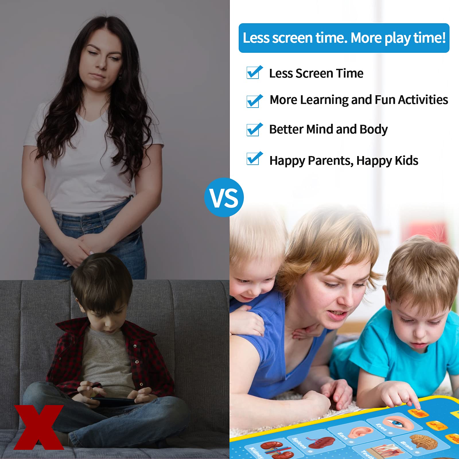 Interactive Human Body Learning Poster for Kids - 16