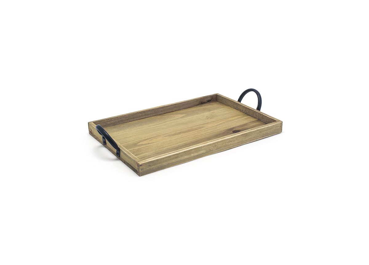 Rustic Wood Sheet Pan Set of 4 - Natural 13x9 Inch Baking Trays for Cookies, Bread & Roasting - Perfect for Home Baking & Kitchen Use