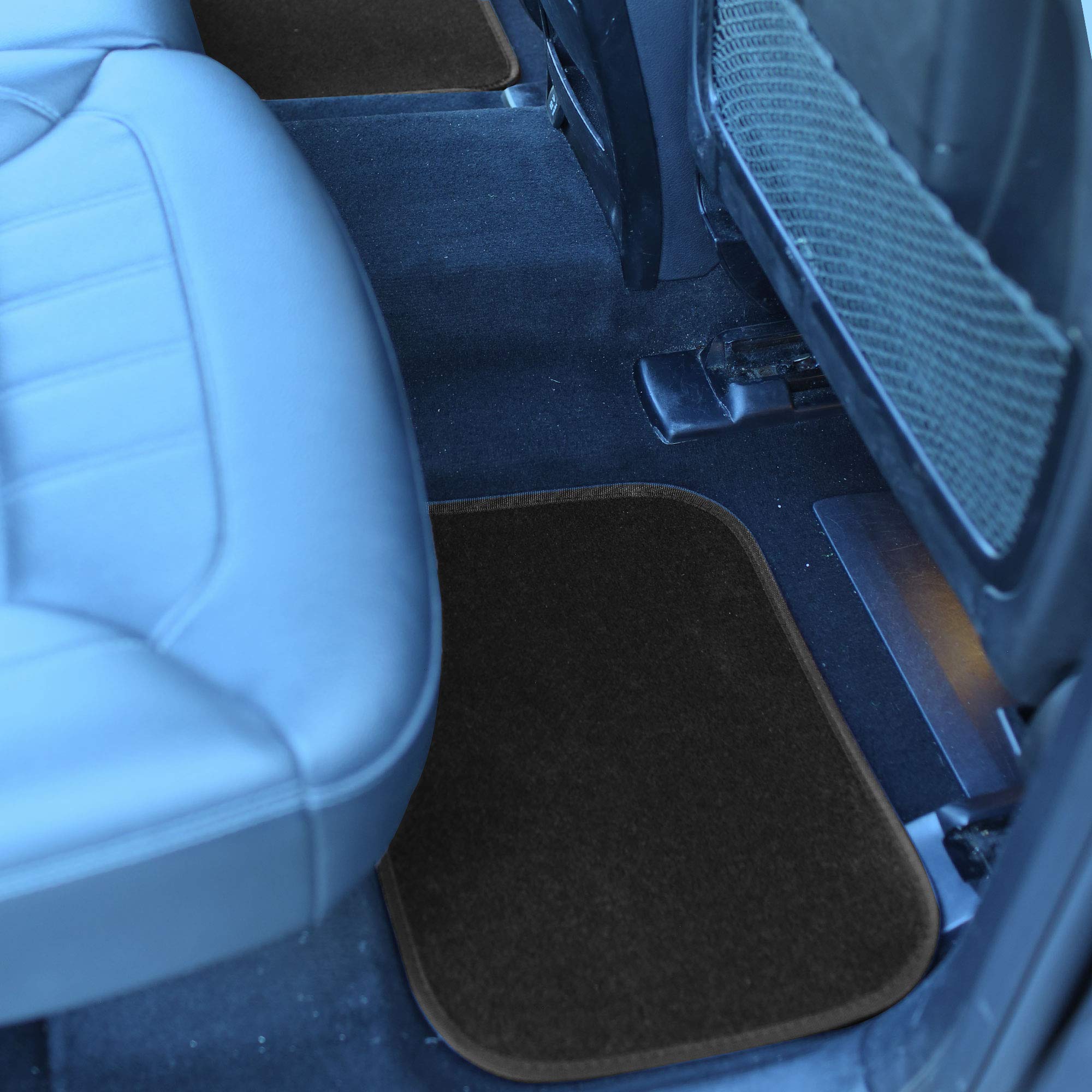Premium FH Group Automotive Floor Mats - Universal Fit All-Purpose Faux Leather Car Mats with Stylish Stripes Design for Sedans, SUVs & Trucks | Durable Protection & Easy Cleaning | Perfect for Daily Commute, Road Trips & Family Travel