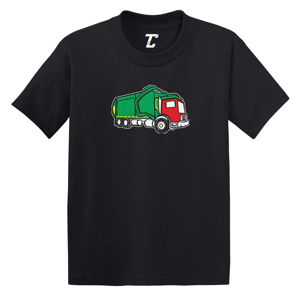 Garbage Truck Graphic Cotton Jersey T-Shirt for Toddlers & Kids - Fun Playtime Outfit for Messy Playdates & Pretend Trash Collector Games