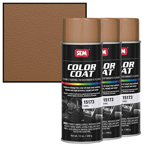 SEM 15173 Camel Color Coat Vinyl Paint - Premium Automotive Interior Paint for Car Seats, Dashboards & Vinyl Repairs - Restores & Protects Vehicle Upholstery