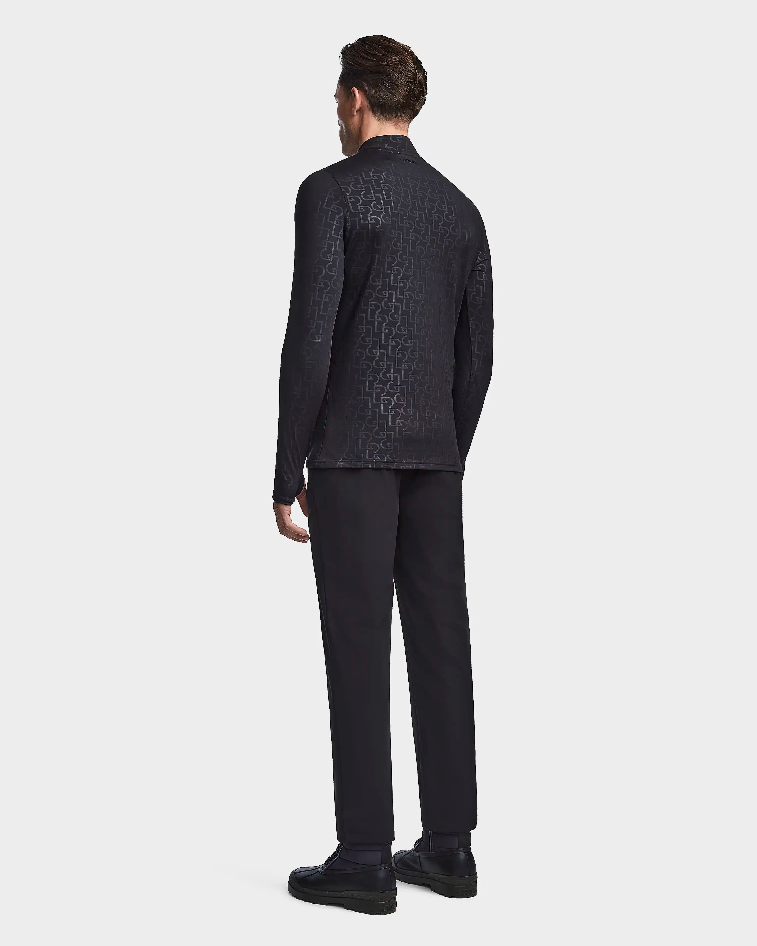 Warren 6523502 Black Pattern Men's Casual Shirt - Stylish & Comfortable for Everyday Wear, Office, and Outdoor Activities