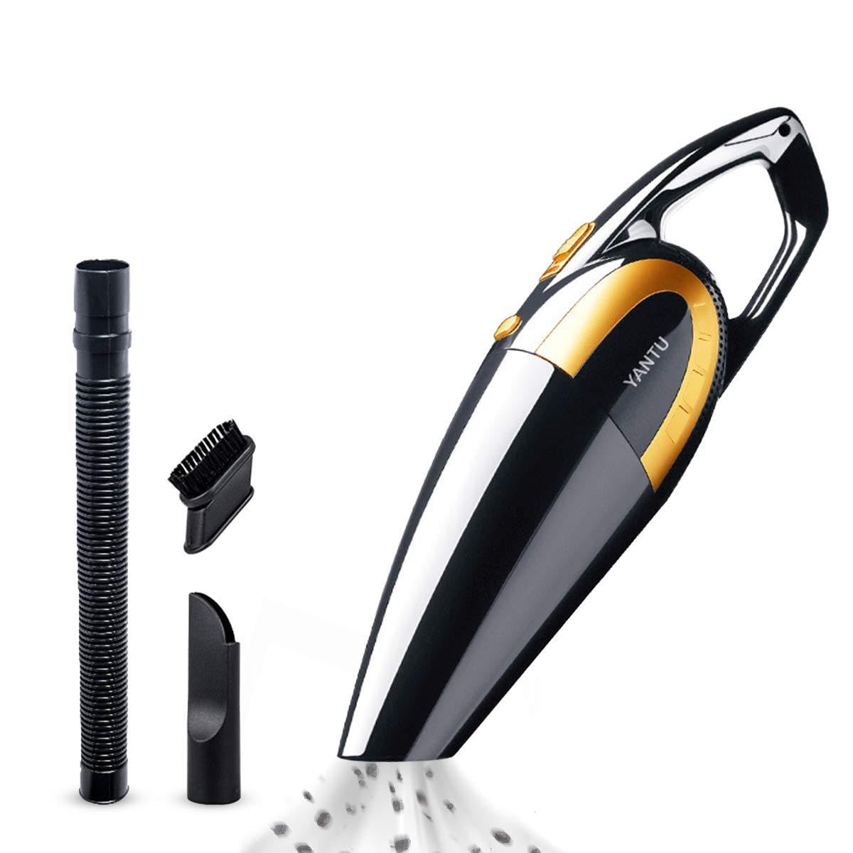 Ergocar 12V 120W Portable Car Vacuum Cleaner - Handheld Wet/Dry Auto Vacuum for Car, Home, Sofa & Pet Hair | Wired DC Power | Ideal for Car Detailing & Pet Hair Removal