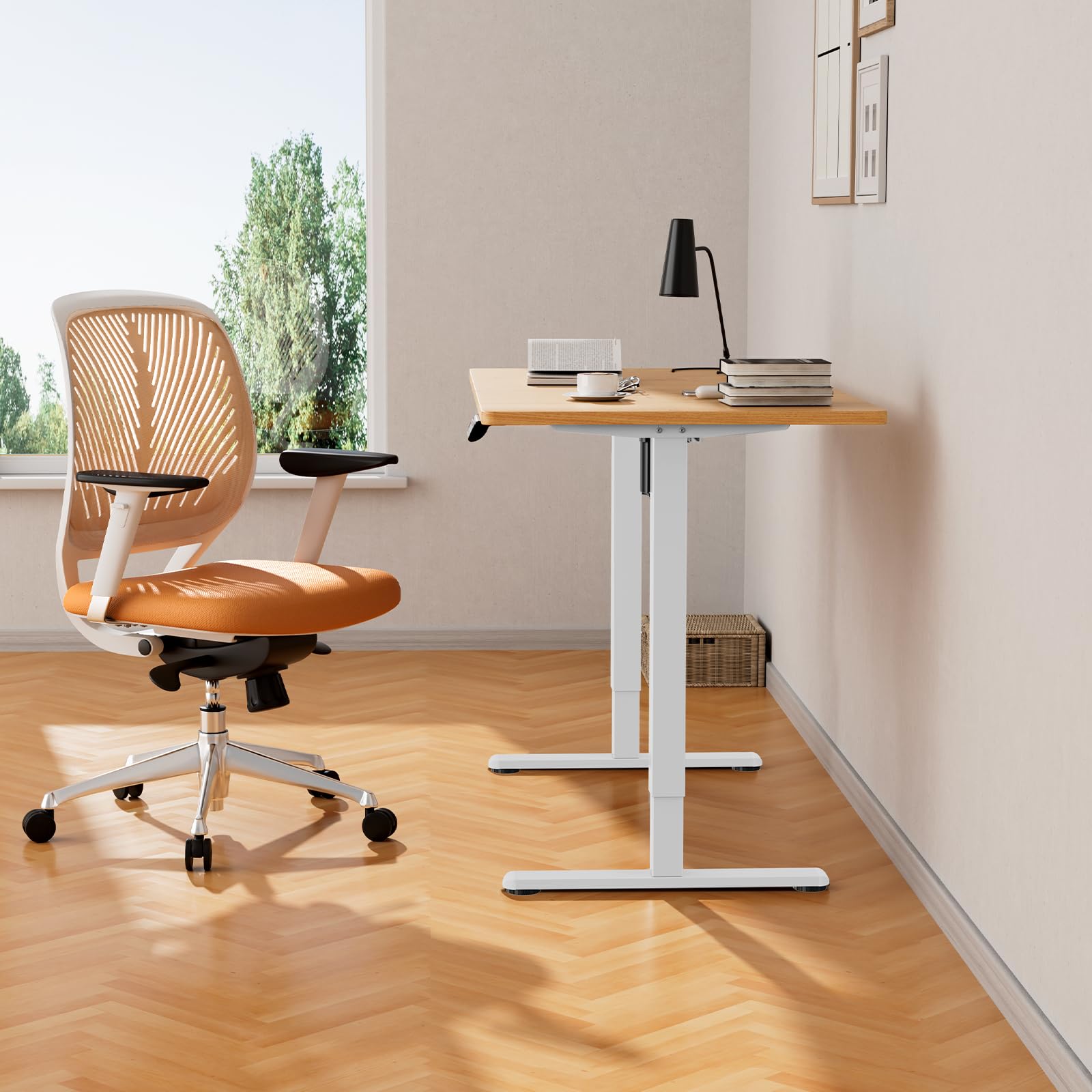 ErGear Electric Standing Desk Frame - 4 Memory Height Settings, Adjustable Table Legs up to 47.2
