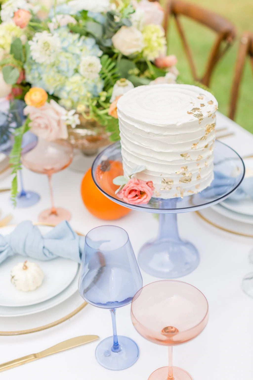Estelle 12-Inch Glass Cake Stand with Dome Lid - Elegant Display for Wedding, Birthday, and Dessert Table Decor