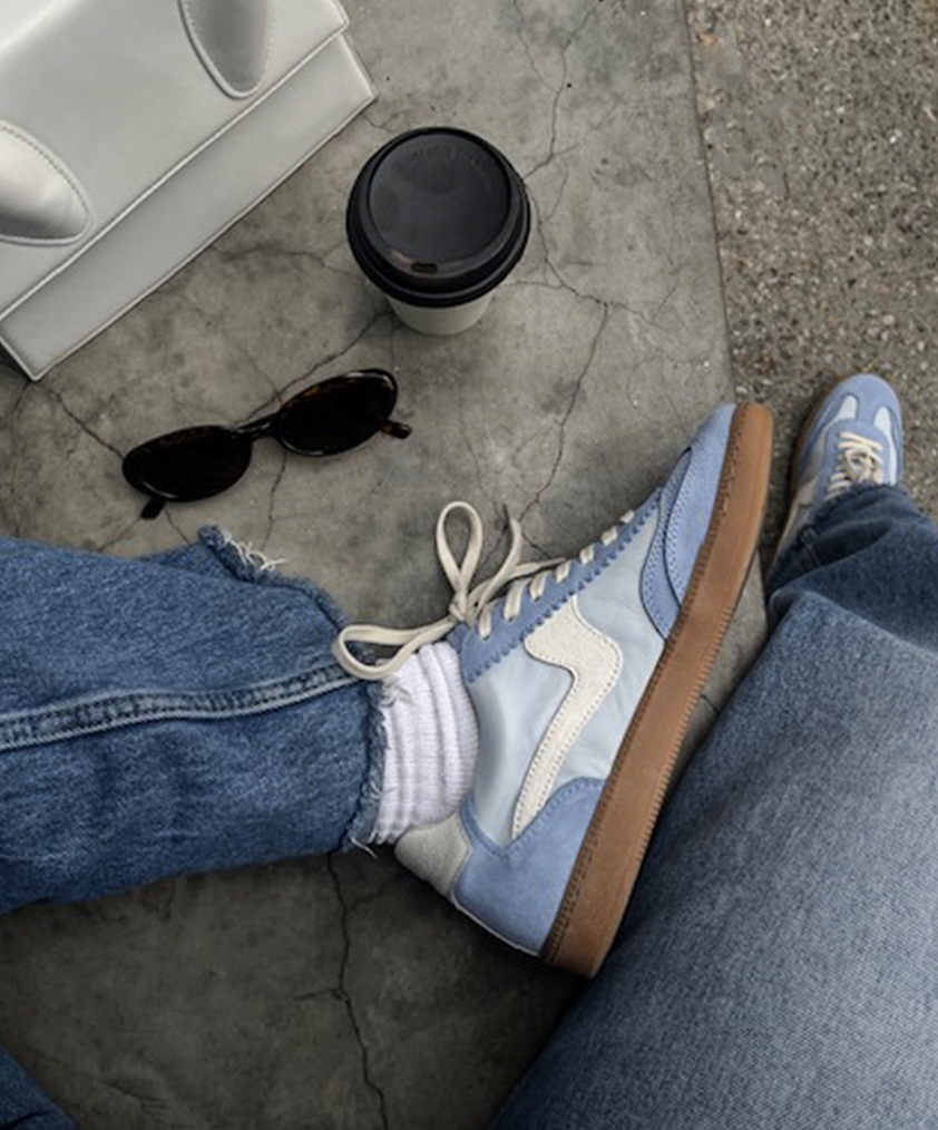 Blue Suede Notice Sneakers - Stylish & Comfortable Men's Casual Shoes for Everyday Wear & Street Fashion