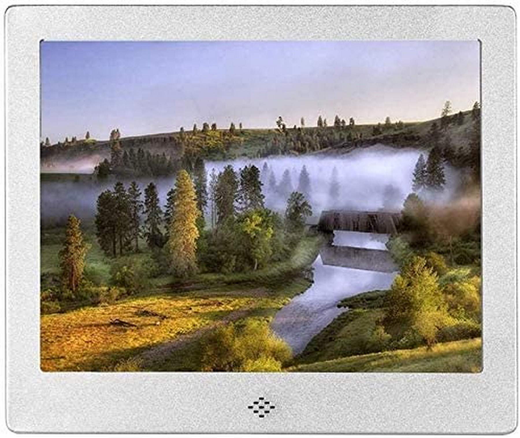 BINGQIAN 8 Inch Digital Picture Frame - HD Electronic Photo Frame for Family Photos & Videos | Perfect for Home, Office, and Gift Giving