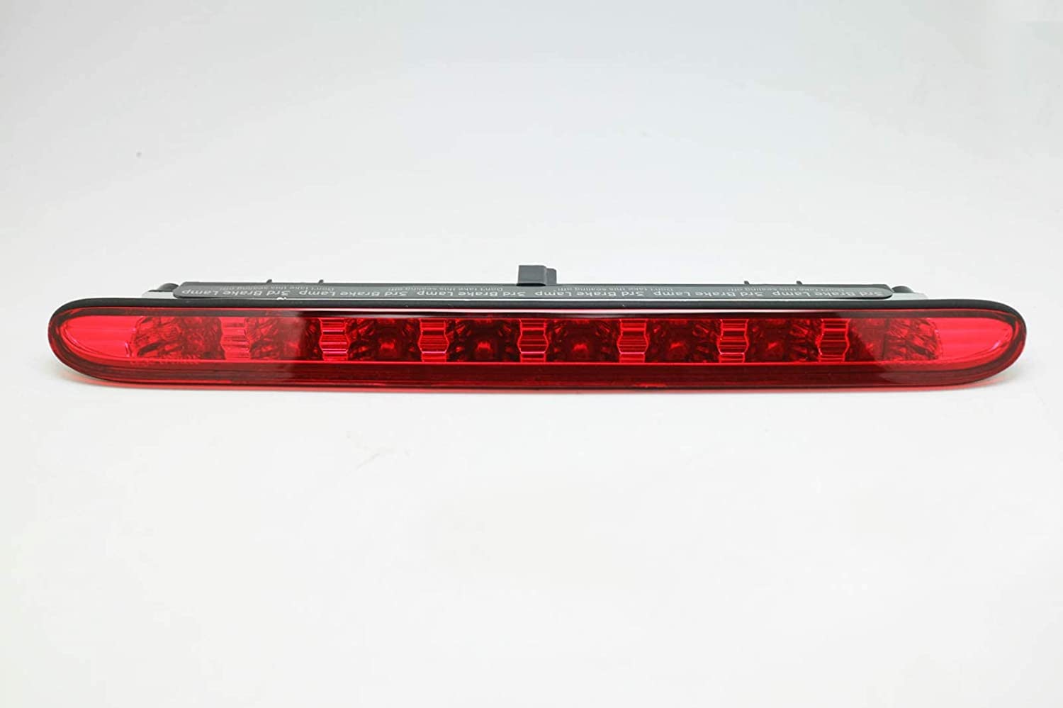 Red LED Third Brake Light with Red Lens - Compatible with Peugeot 206cc & 206 CC - High Visibility Stop Lamp for Enhanced Safety in Night Driving and Bad Weather Conditions