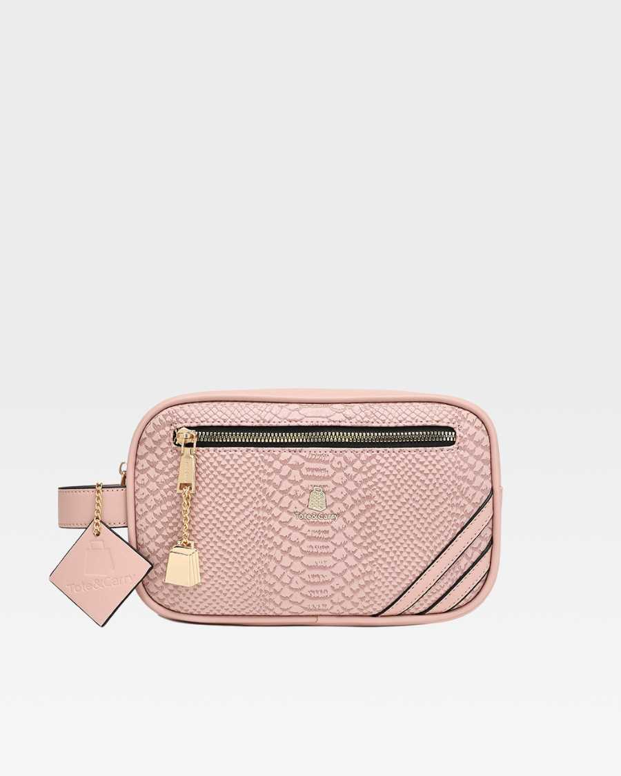 Apollo 1 Travel Toiletry Bag - Waterproof Cosmetic Organizer for Women & Men | Perfect for Vacation, Gym, Camping (Pink)