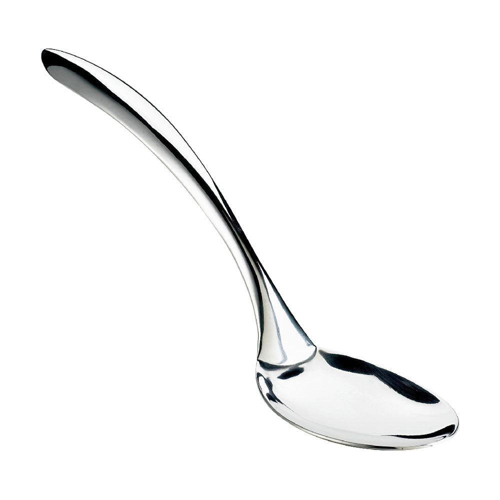 Browne 573173 Stainless Steel Solid Serving Spoon, 13 Inch - Perfect for Dining, Buffets, Catering & Kitchen Use