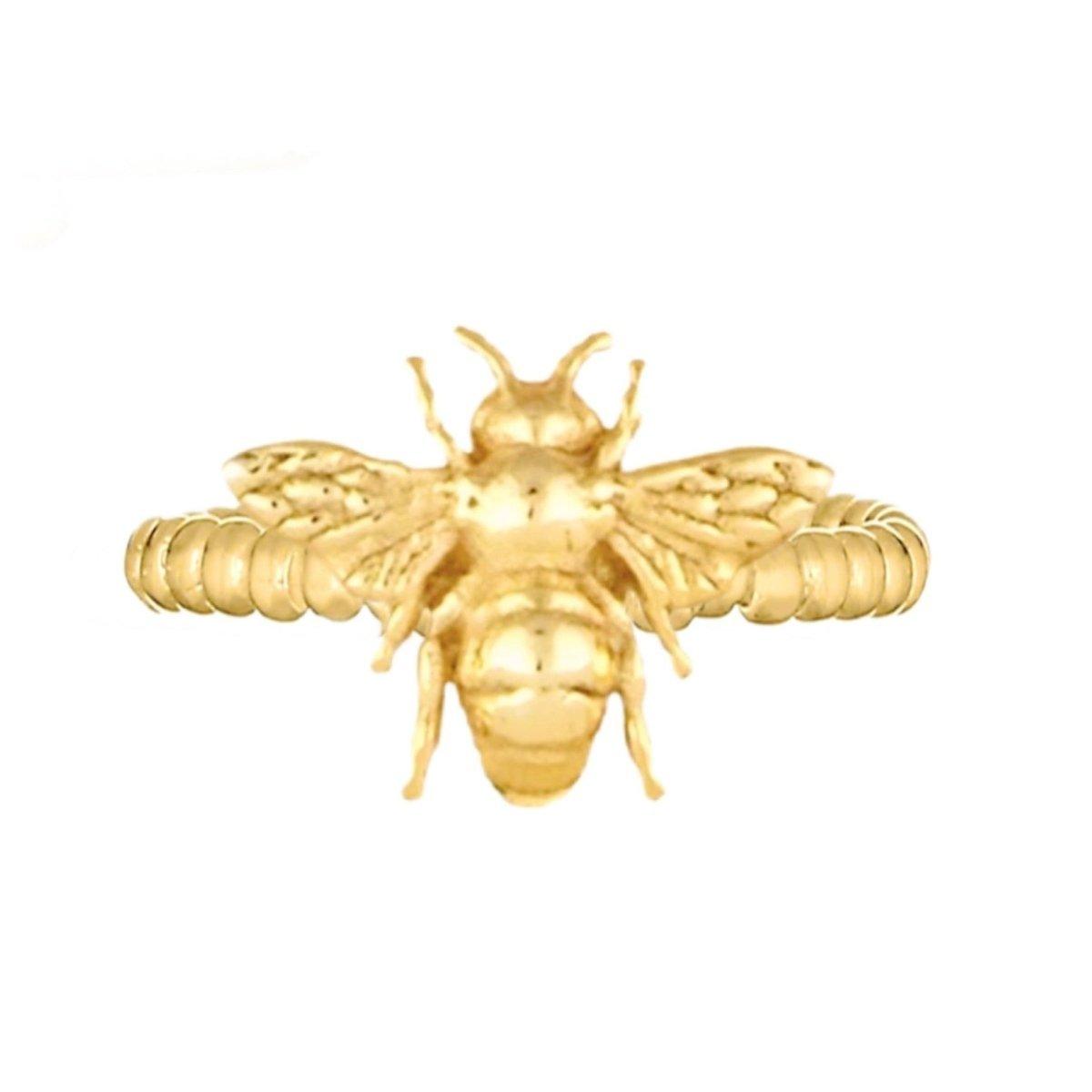 Beautiful Gold Bee Ring for Women - Adjustable Sizes - Perfect for Everyday Wear, Gifts, and Special Occasions