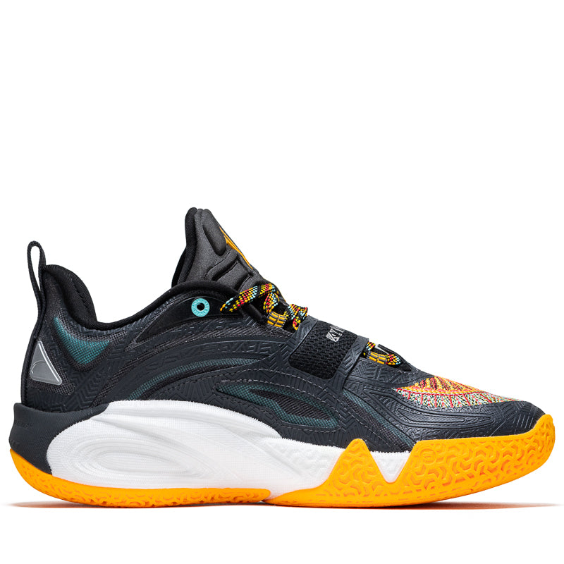 Anta Kai 1 'Sacred Bond' Basketball Shoes - Grey/Black Men's High-Top Sneakers for Indoor & Outdoor Court Play