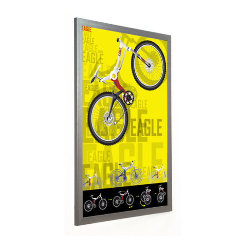 Premium Carbon Steel Picture Frame - Durable Poster Display for Home, Office & Gallery Decor - Wall Mount or Tabletop Use