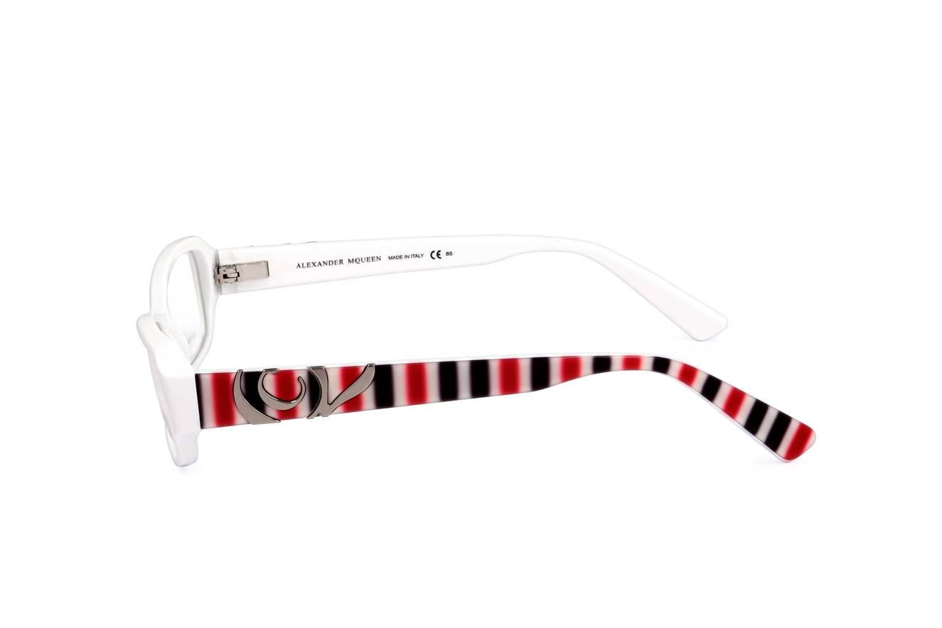 Alexander McQueen AMQ4161 Designer Eyeglasses for Men & Women - Stylish & Durable Frames for Everyday Wear, Work & Fashion