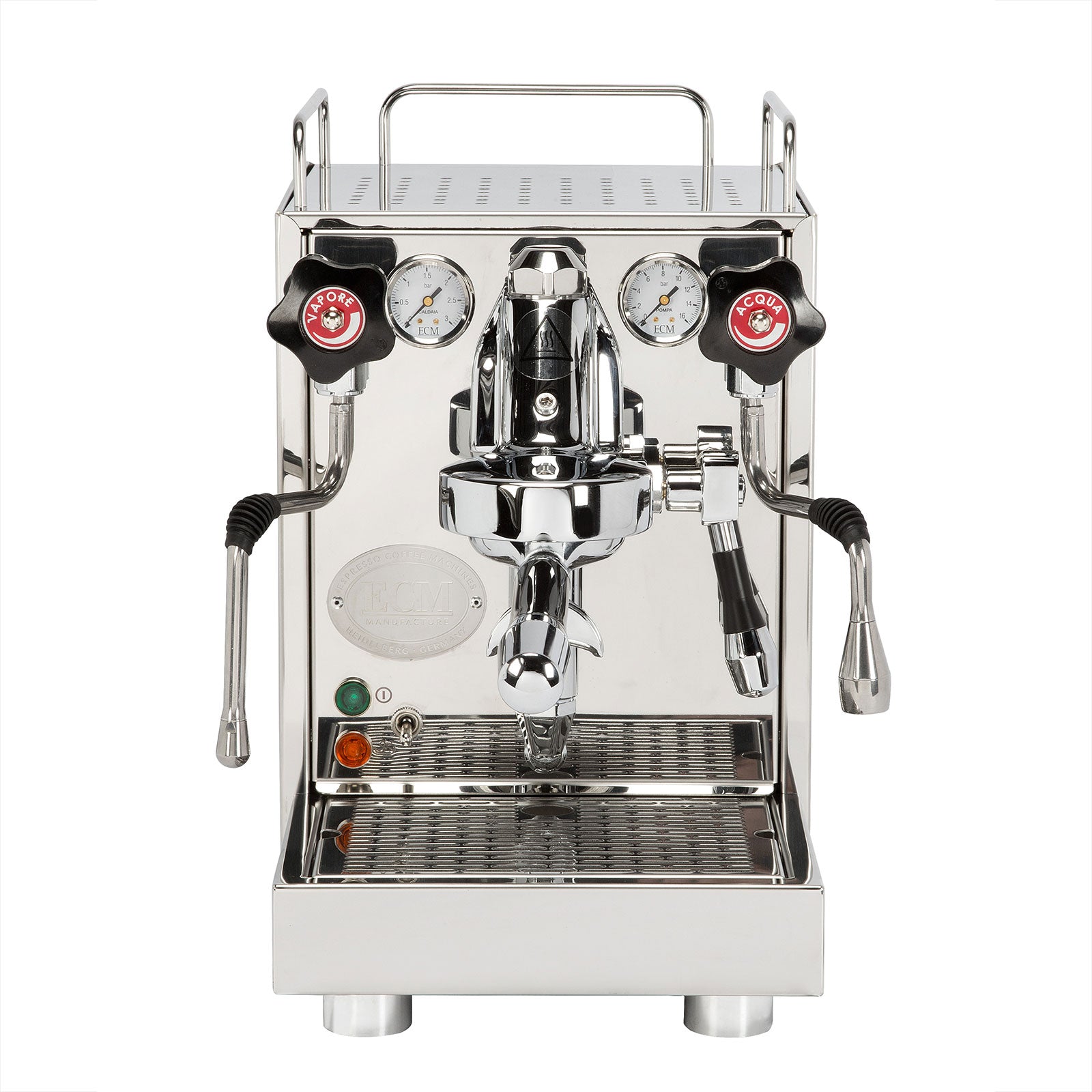 ECM Mechanika VI Professional Espresso Machine - Semi-Automatic Coffee Maker for Home & Cafe Use | Perfect for Espresso, Latte & Cappuccino | Durable Stainless Steel Design