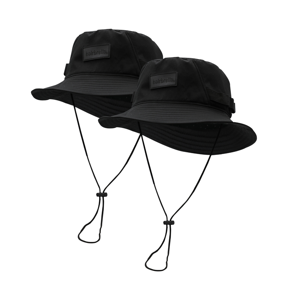 Hairbrella Boonie Bucket Hat Bundle (2 Pack) - UV Protection Sun Hat for Women & Men - Perfect for Beach, Hiking, and Outdoor Activities