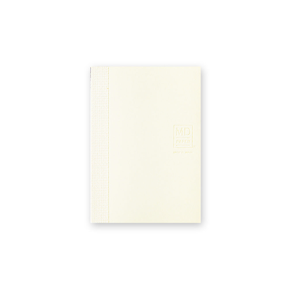 Premium Midori MD Notebook A7 - Grid Ruled Pages for Journaling, Sketching & Note Taking - High-Quality Japanese Paper for Artists, Writers & Students - Portable Pocket Size for Travel & Everyday Use