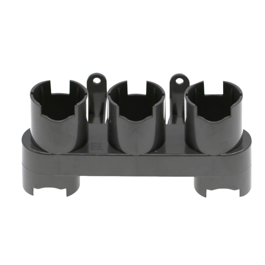 iplusmile Vacuum Cleaner Brush Holder & Accessory Organizer - Compatible with Dyson V7, V8, V10 - Black | Wall Mount Storage for Vacuum Attachments | Perfect for Home, Garage & Utility Room Organization