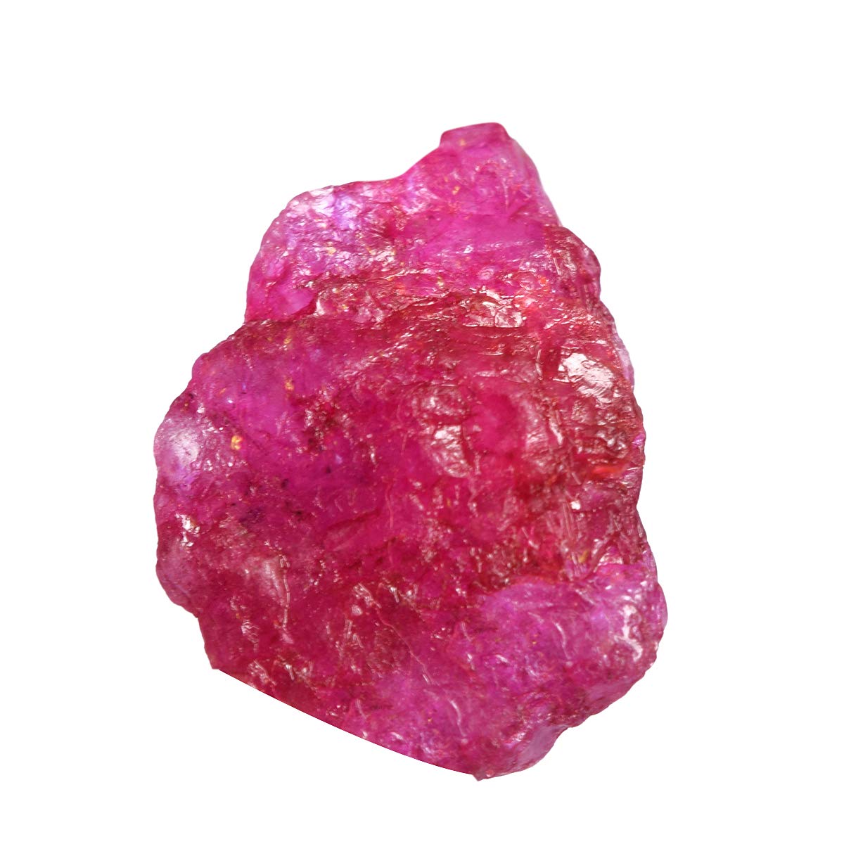 15.50 Ct Natural A Grade Red Ruby Rough Stone - EGL Certified Raw Ruby for Jewelry Making, Reiki Healing & Cabbing (DP-361) | Perfect for Gem Collectors, Energy Workers & DIY Jewelry Crafting