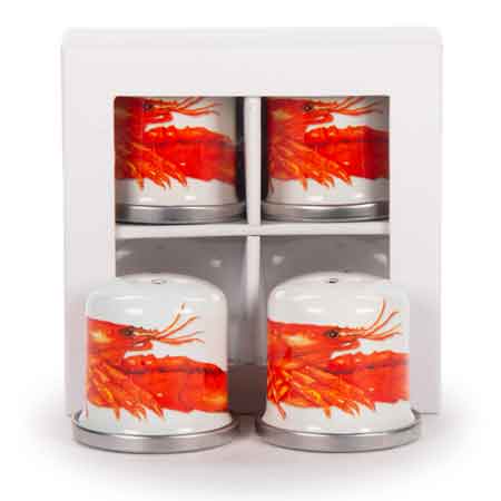 Premium Salt and Pepper Shaker Set - Elegant Lobster Design for Kitchen & Dining Table - Perfect for Seafood Restaurants, Home Cooking, and Gift Giving