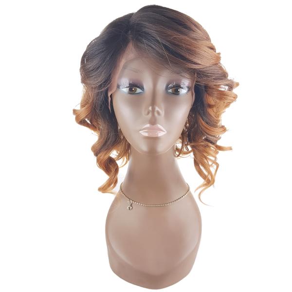 NIX&NOX Soft Lace Wig FLW Mimi - Natural Looking Human Hair Wig for Women with Breathable Cap - Perfect for Daily Wear, Cosplay & Special Occasions